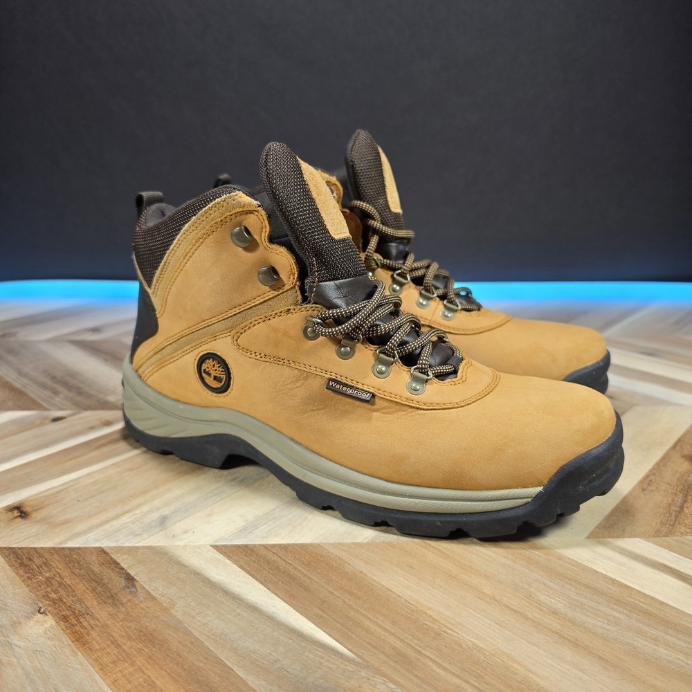 Timberland White Ledge Men's 12 Wide Wheat 14176 Waterproof Hiking Boots Shoes